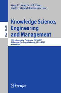 Produktbild: Knowledge Science, Engineering and Management