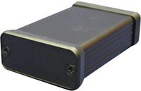Produktbild: Hammond Electronics 1455N1601BK Profil-Geh&auml;use 160 x 103 x 53 Aluminium Schwarz 1St.