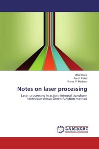 Produktbild: Notes on laser processing