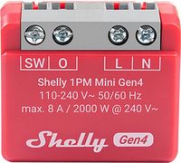 Produktbild: Shelly 1PM Mini Gen4 Funk-Schalter