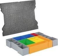 Produktbild: Bosch Professional 1600A016N9 L-BOXX Einsatzschale 12teilig (L x B x H) 409 x 319 x 63mm