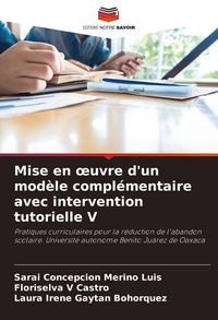 Produktbild: Mise en &iquest;uvre d'un mod&egrave;le compl&eacute;mentaire avec intervention tutorielle V