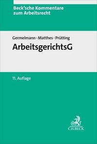 Produktbild: Arbeitsgerichtsgesetz. ArbGG