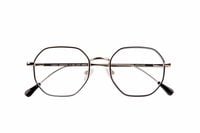 Produktbild: Lesebrille YOKO, schwarz-gold, +1.00 dpt mit Etui