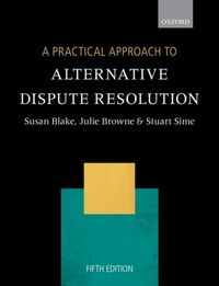 Produktbild: Browne, A: Practical Approach to Alternative Dispute Resolut