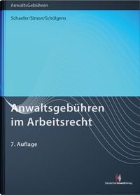 Produktbild: Anwaltsgeb&uuml;hren im Arbeitsrecht