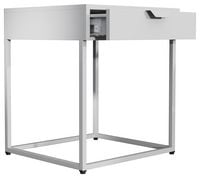 Produktbild: Metall Nachttisch Beistelltisch Schublade Flokas S