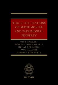 Produktbild: The EU Regulations on Matrimonial and Patrimonial Property