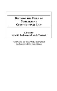 Produktbild: Defining the Field of Comparative Constitutional Law