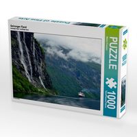 Produktbild: CALVENDO Puzzle Geiranger Fjord | 1000 Teile Lege-Gr&ouml;&szlig;e 64x48cm Foto-Puzzle f&uuml;r gl&uuml;ckliche Stunden