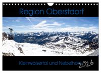 Produktbild: Region Oberstdorf - Kleinwalsertal und Nebelhorn (Wandkalender 2026 DIN A4 quer), CALVENDO Monatskalender