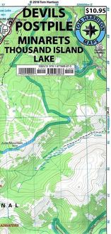 Produktbild: Devils Postpile Minarets Trail Map