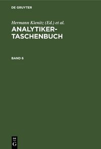 Produktbild: Analytiker-Taschenbuch. Band 6
