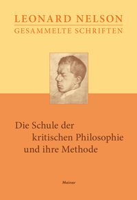 Produktbild: Die Schule der kritischen Philosophie und ihre Methode