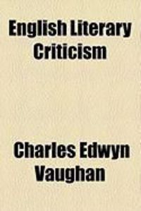 Produktbild: English Literary Criticism