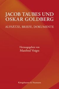 Produktbild: Jacob Taubes und Oskar Goldberg