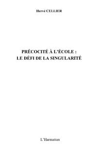 Produktbild: Precocite a l'ecole le defi dela singul