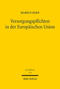 Produktbild: Versorgungspflichten in der Europ&auml;ischen Union