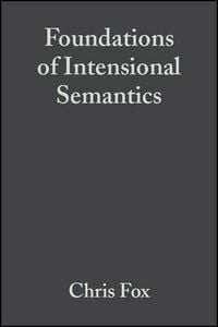 Produktbild: Foundations of Intensional Semantics