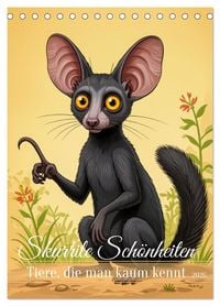 Produktbild: Skurrile Sch&ouml;nheiten &ndash; Tiere, die man kaum kennt (Tischkalender 2026 DIN A5 hoch), CALVENDO Monatskalender