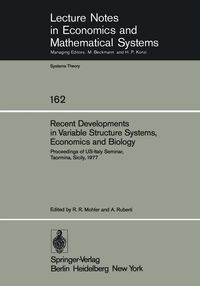 Produktbild: Recent Developments in Variable Structure Systems, Economics and Biology