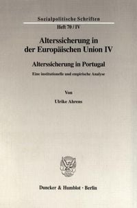 Produktbild: Alterssicherung in der Europ&auml;ischen Union IV.