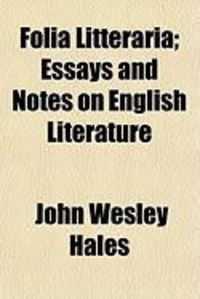 Produktbild: Folia Litteraria; Essays and Notes on English Literature