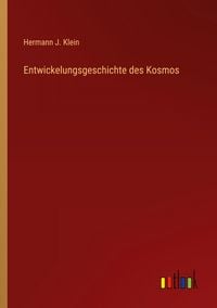 Produktbild: Entwickelungsgeschichte des Kosmos