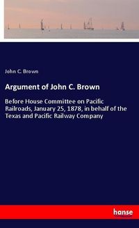 Produktbild: Argument of John C. Brown