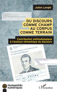 Produktbild: Du discours comme champ au corpus comme terrain