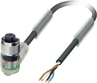 Produktbild: Phoenix Contact 1668302 Sensor-/Aktor-Steckverbinder, konfektioniert M12 Buchse, gewinkelt 5.00 m Polzahl Sensoren: 4 1 St.