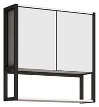 Produktbild: Holz Metall Spiegelschrank Spiegel Edino 60x60
