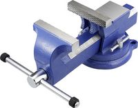 Produktbild: TOOLCRAFT Schraubstock TO-10398732 Backenbreite: 125 mm Spann-Weite (max.): 150 mm