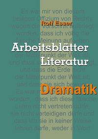 Produktbild: Arbeitsbl&auml;tter Literatur - Dramatik
