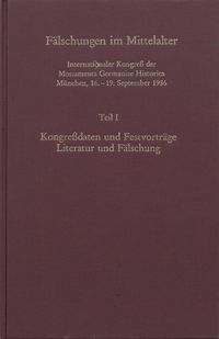 Produktbild: F&auml;lschungen im Mittelalter