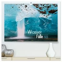 Produktbild: Wasserf&auml;lle klein und gro&szlig; (hochwertiger Premium Wandkalender 2026 DIN A2 quer), Kunstdruck in Hochglanz