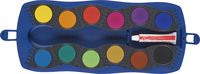 Faber-Castell Farbkasten Connector 12 Farben blau