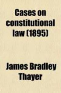 Produktbild: Cases on Constitutional Law (Volume 4)