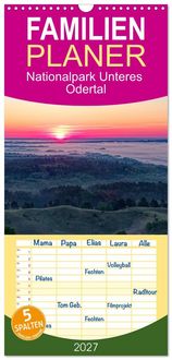 Produktbild: Familienplaner 2027 - Nationalpark Unteres Odertal mit 5 Spalten (Wandkalender, 21 x 45 cm) CALVENDO