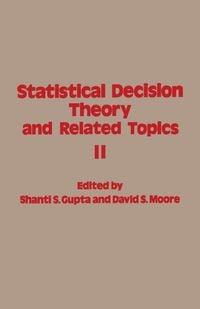 Produktbild: Statistical Decision Theory and Related Topics
