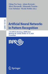 Produktbild: Artificial Neural Networks in Pattern Recognition