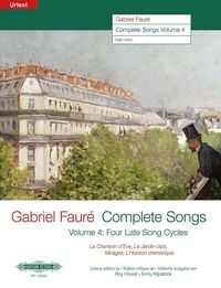 Produktbild: Complete Songs / S&auml;mtliche Lieder (19061921), Band 4 -Ausgabe f&uuml;r Hohe Singstimme und Klavier-