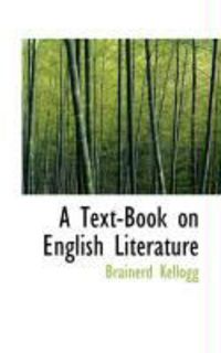 Produktbild: A Text-Book on English Literature