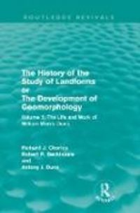 Produktbild: Beckinsale, R: The History of the Study of Landforms Volume