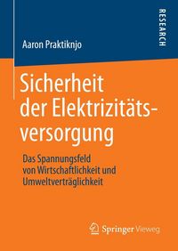 Produktbild: Sicherheit der Elektrizit&auml;tsversorgung