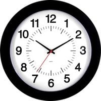 Produktbild: EUROTIME 80514-05 Quarz Wanduhr 30.5cm Schwarz
