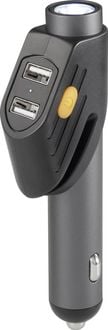 Produktbild: Basetech BT-2357759 BT99 Nothammer Gurtschneider, LED-Leuchte Pkw, Lkw, SUV, Van, Wohnmobile, Bus (L x B x H) 128 x 24 x 45 mm 1 St.