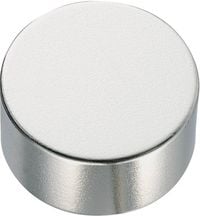 Produktbild: TRU COMPONENTS TC-12250636 Permanent-Magnet Zylindrisch (&Oslash; x H) 10 mm x 5 mm Grenztemperatur (max.): 150 &deg;C