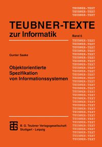 Produktbild: Objektorientierte Spezifikation von Informationssystemen