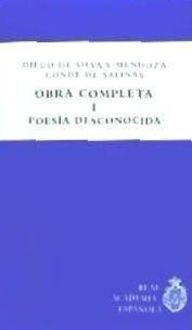 Bild vom Artikel Obra completa : poesía desconocida vom Autor Diego de Silva y. Mendoza